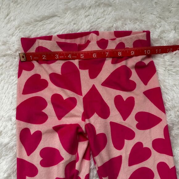 Girls Size 6 Pink Heart Print Pajama Sleep Pants NWT Target‎ Cozy Soft Lounge - Picture 4 of 5